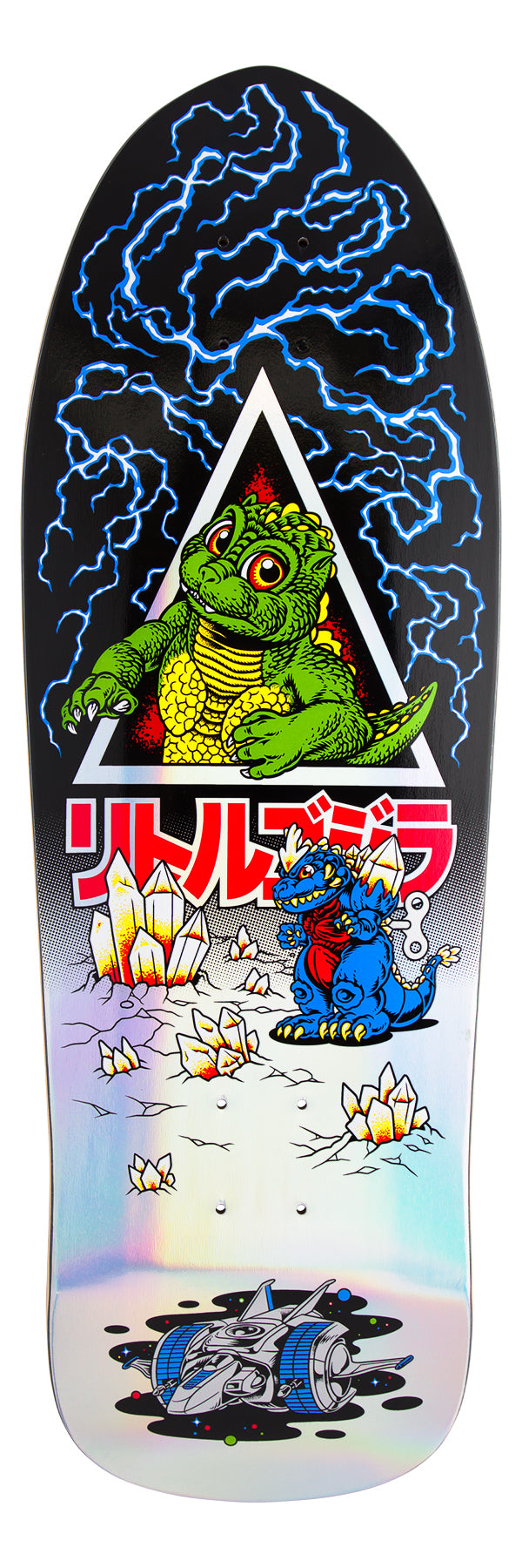 Santa Cruz x Godzilla Jr. Natas 9.89in x 29.82in Skateboard Deck