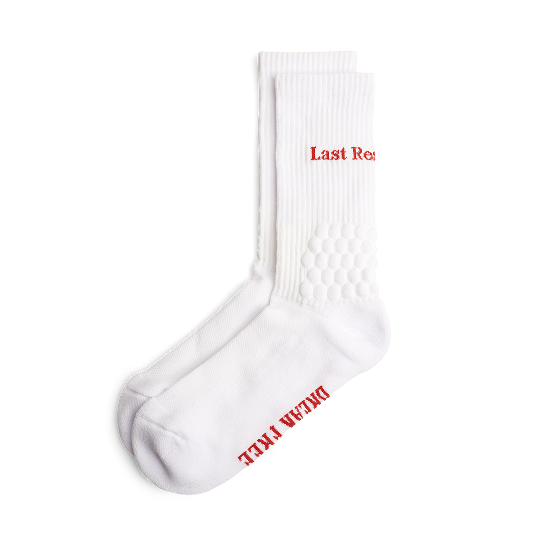 Last Resort Bubble Socks US size 7-9 - White