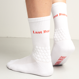 Last Resort Bubble Socks US size 7-9 - White