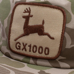 GX1000 Deer 5 Panel Snapback Hat - Camo