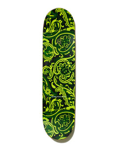 Evisen Paisley Neon Yellow Deck 8.25