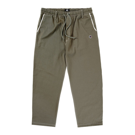 Magenta Loose Pants 2-Tone - Khaki