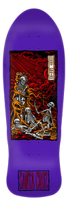 OBrien Purgatory Reissue Skateboard Deck 9.85in x 30in Santa Cruz