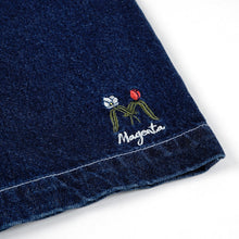Load image into Gallery viewer, Magenta OG Denim Pocket Long Shorts - Blue Denim