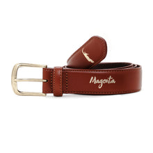 Load image into Gallery viewer, Magenta PWS Belt - Brown