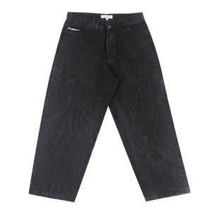 Yardsale Ripper Jeans Contrast Black