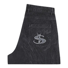 Load image into Gallery viewer, Yardsale Ripper Jeans Contrast Black