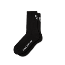 Load image into Gallery viewer, Polar Face Socks size US 7-9 - Black