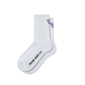 Polar Face Socks US size 10-12 - White