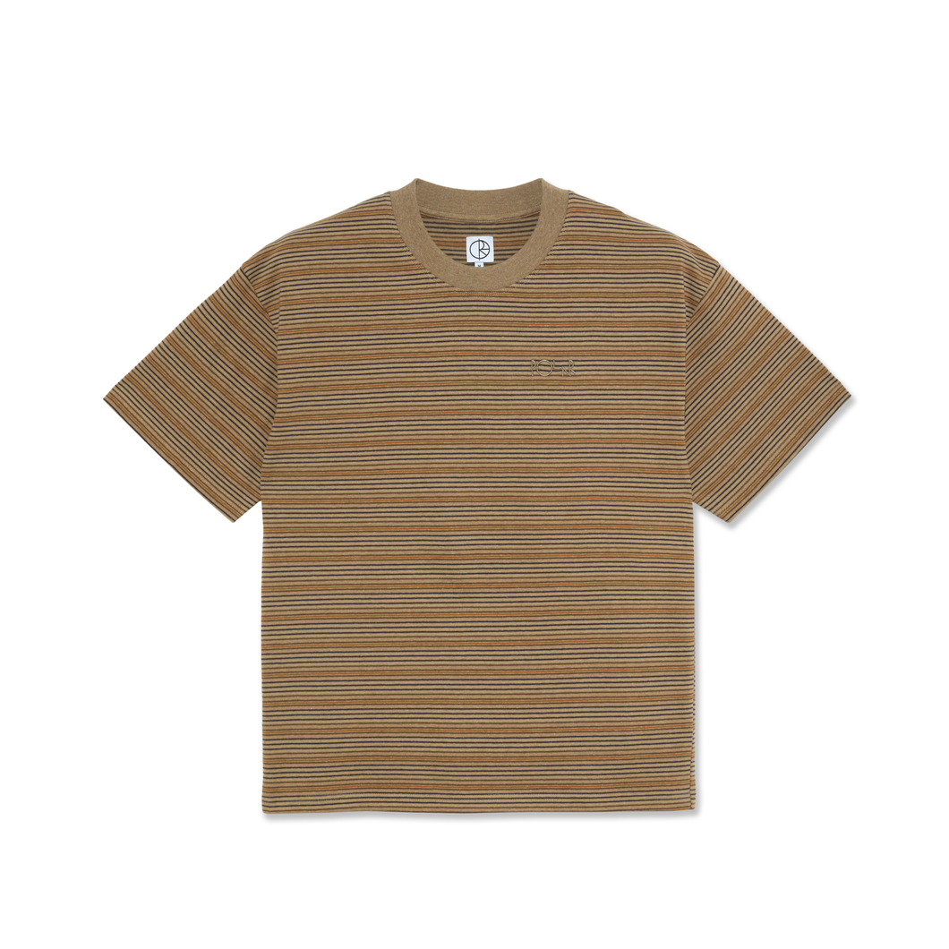 Polar Stripe Surf T-Shirt - Camel