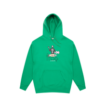 Load image into Gallery viewer, Frog After-Life Hoodie - Kelly Green