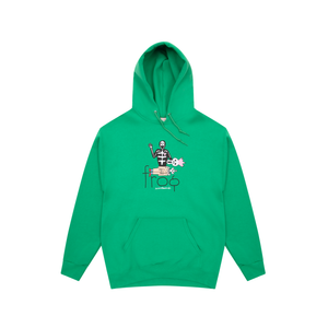 Frog After-Life Hoodie - Kelly Green