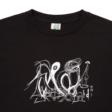 Load image into Gallery viewer, Frog Scribble Daddy T-Shirt - Black