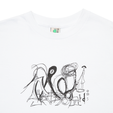 Load image into Gallery viewer, Frog Scribble Daddy T-Shirt - White