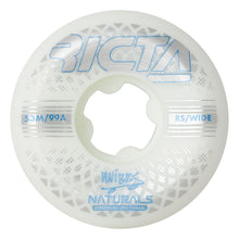 Load image into Gallery viewer, Ricta Naturals Wide Reflective Knibbs 99a 53mm Wheels