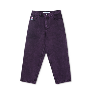 Polar Big Boy Jeans - Brown Black / Light Blue / Purple Black